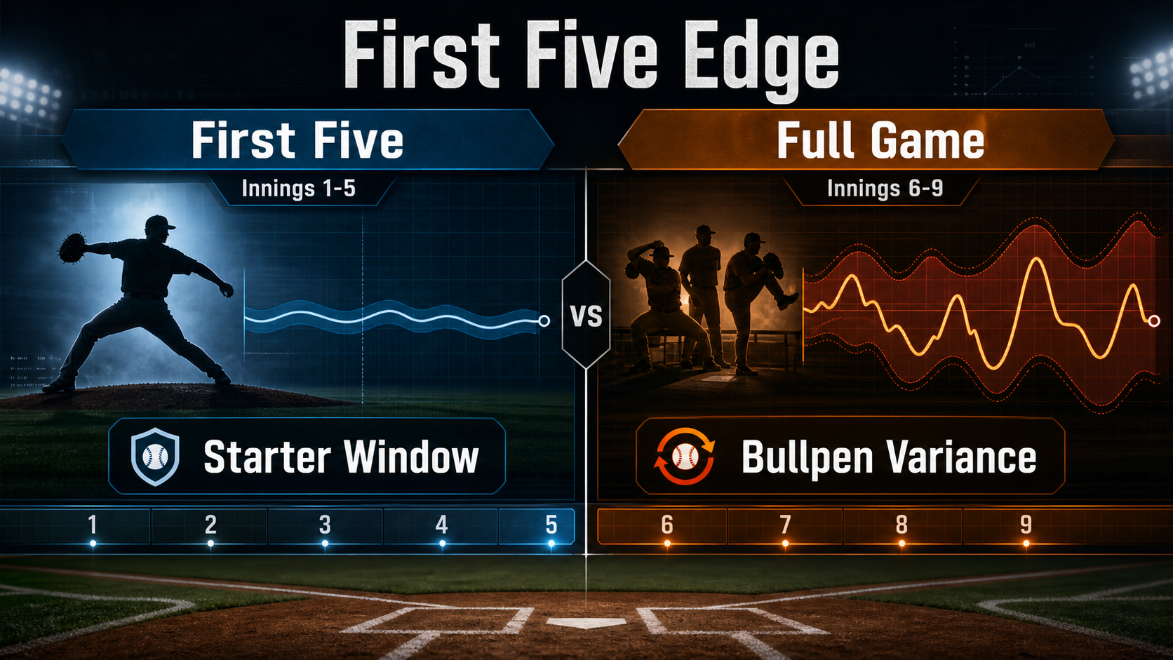 MLB First 5 Innings Bets: Where the Sharper Edge Lives explanatory concept diagram