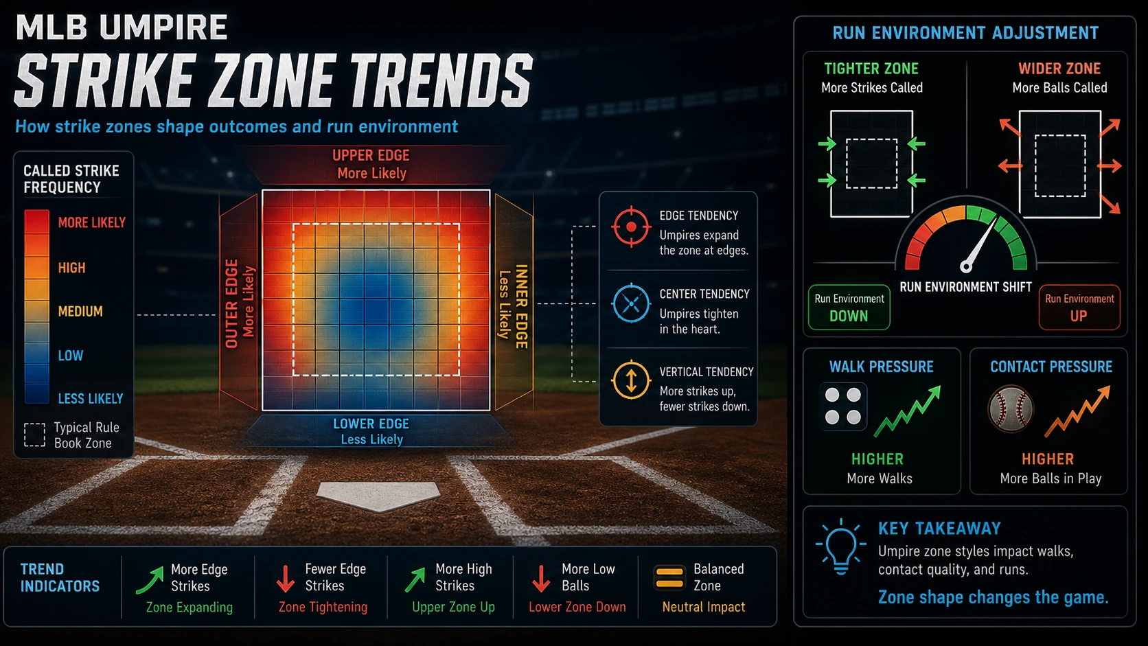 MLB Umpire Strike Zone Trends: A Hidden Total-Mover explanatory concept diagram