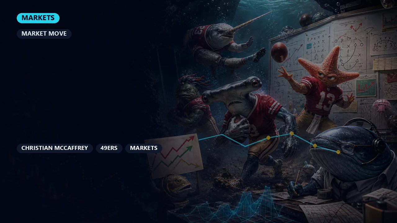 San Francisco 49ers 2026 Betting and Fantasy Hub: CMC, Efficiency, and Injury Risk cover art