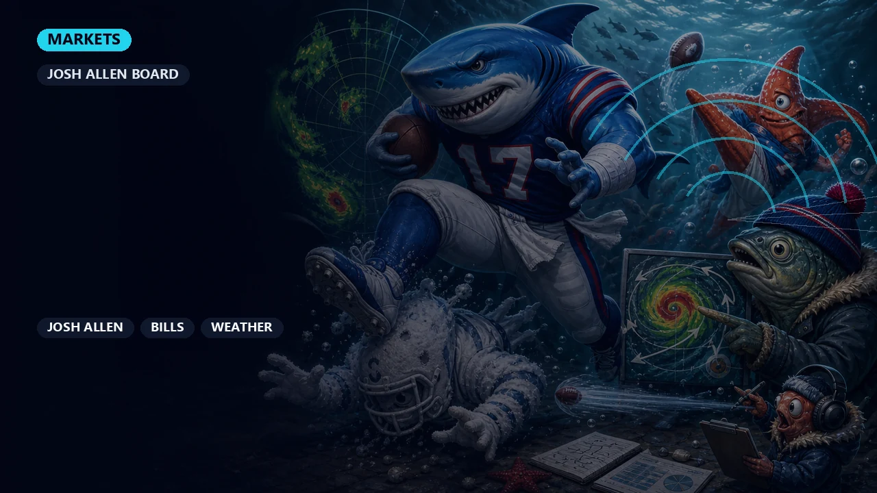 Buffalo Bills 2026 Betting and Fantasy Hub: Josh Allen, Rushing Props, and Weather cover art