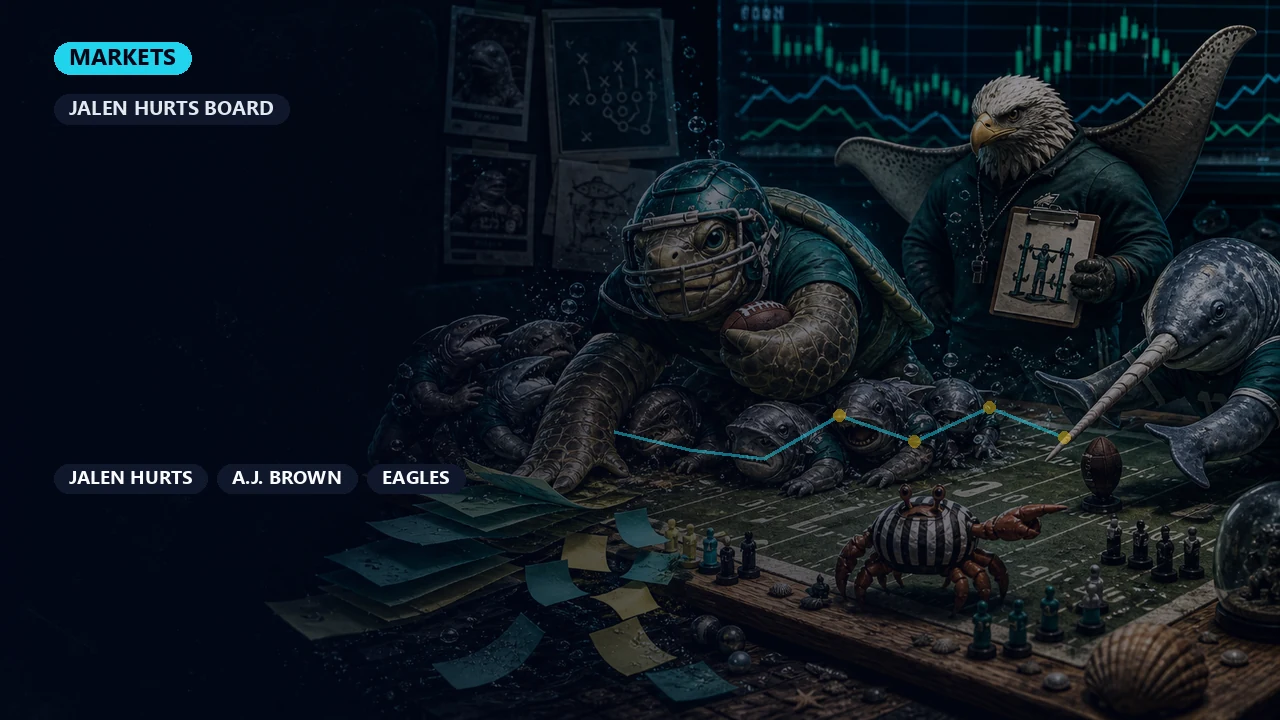 Philadelphia Eagles 2026 Betting and Fantasy Hub: Hurts, Saquon, and Tush-Push Markets cover art