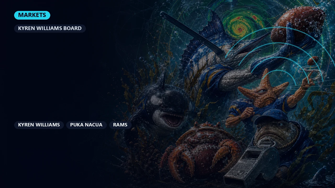Los Angeles Rams 2026 Betting and Fantasy Hub: Puka, Kyren, and Stafford Windows cover art