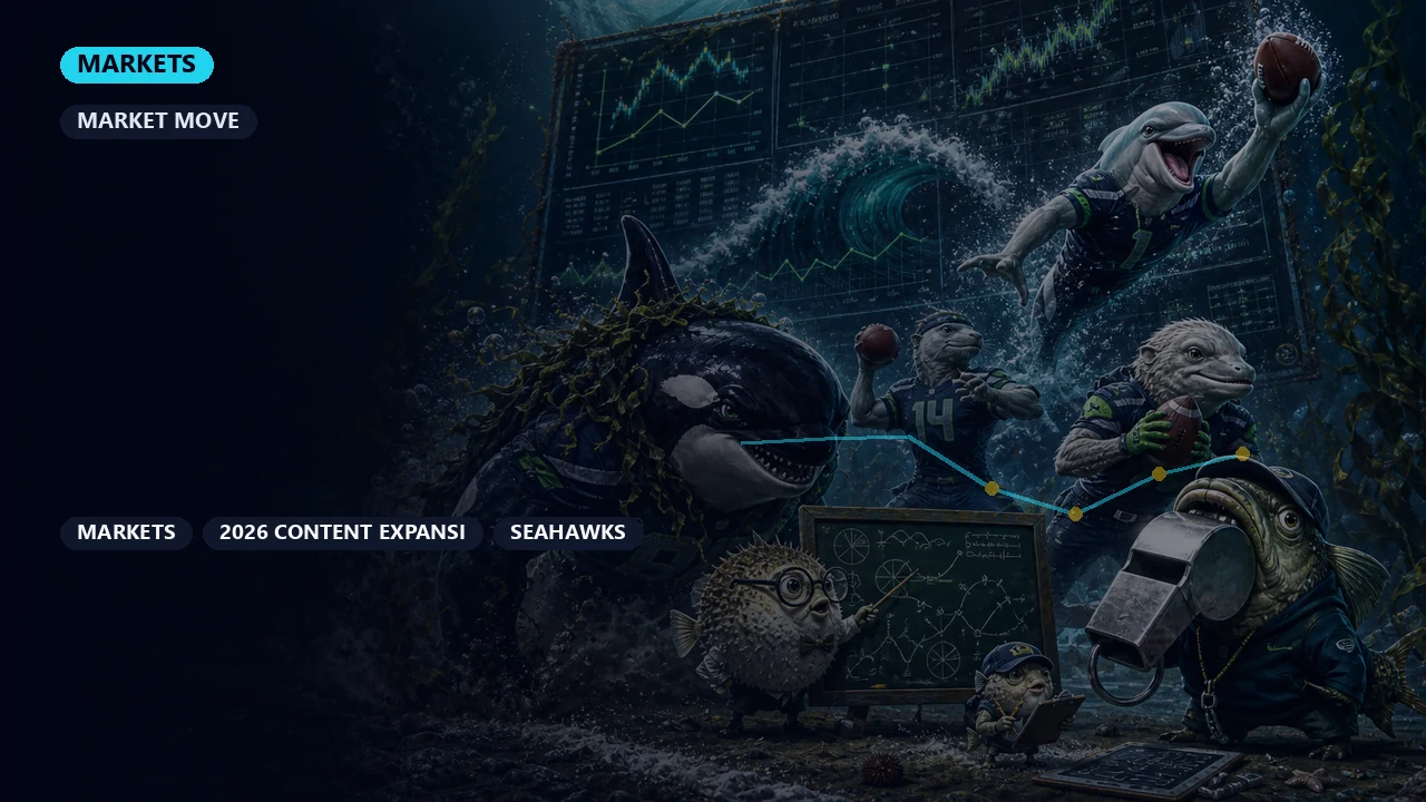Seattle Seahawks 2026 Betting and Fantasy Hub: Darnold, JSN, Kupp, and Charbonnet cover art